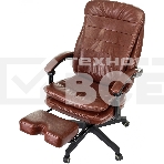 Кресло руководителя Бюрократ T-9950MSG-F/BROWN-PU, фото6