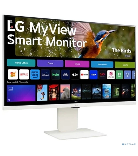 Монитор 31.5' LG 32SR83U-W IPS 3840x2160, 60 Гц, 5 мс, 16:9, 400 кд/м2, 2xHDMI, 1хUSB-C, 3хUSB, белый