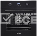 Встраиваемый духовой шкаф MONSHER MOE 6193 Noir, электрический, High-Tech, 60 см, объем 72 л, 9 режимов, дисплей, таймер, телескопические направляющие на 1 уровень, цвет черный, фото3