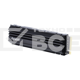 Накопитель SSD Apacer AS2280Q4U, 4TB, PCIe Gen4x4, M.2 2280, NVMe, R/W 7400/6800, с радиатором