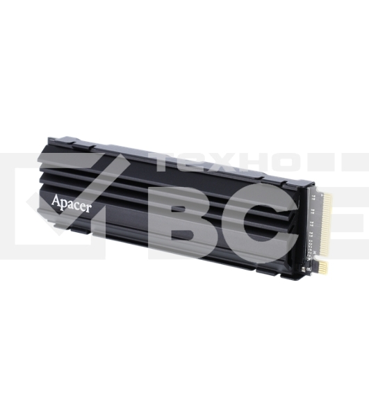 Накопитель SSD Apacer AS2280Q4U, 4TB, PCIe Gen4x4, M.2 2280, NVMe, R/W 7400/6800, с радиатором