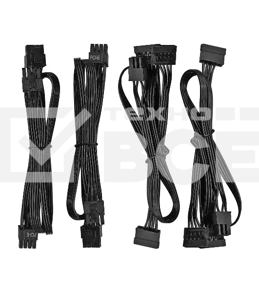 Блок питания серверный 600W ExeGate ServerPRO-600PAS (ATX, APFC, КПД 80% (80 PLUS), 12cm fan, 24pin, 2x(4+4)pin, 4xPCI-E, 6xSATA, 4xIDE, Cable Management, black)