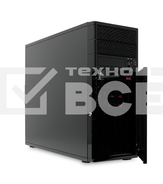 Серверный корпус 4-trays Workstation Chassis 2 x 5.25' drive bays 4 x 3.5' swappable HDD trays; 4-port 6 Gbps SAS/SATA to SATA HDD; no PSU onboard (AC-PS7500 optional)
