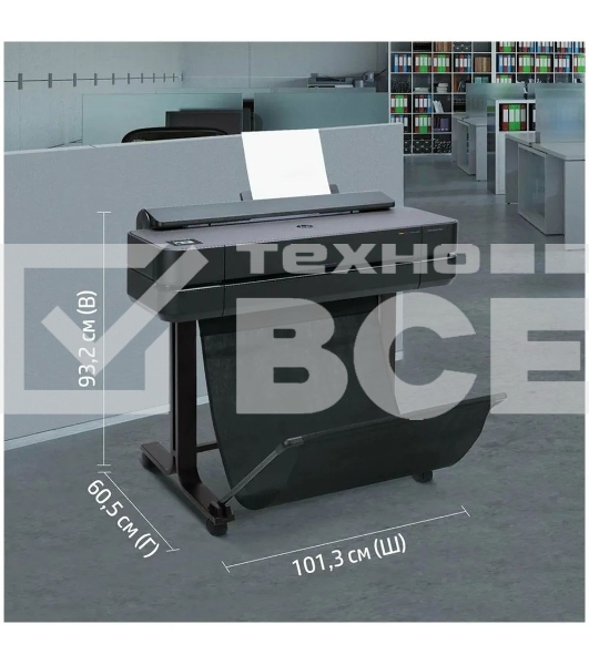 Плоттер струйный HP Designjet T630, A1, цветной, 24