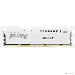 Оперативная память Kingston Fury Beast, DDR5, 16Gb (1x16Gb), 6000MHz, CL36, DIMM, с радиатором, белый, фото4