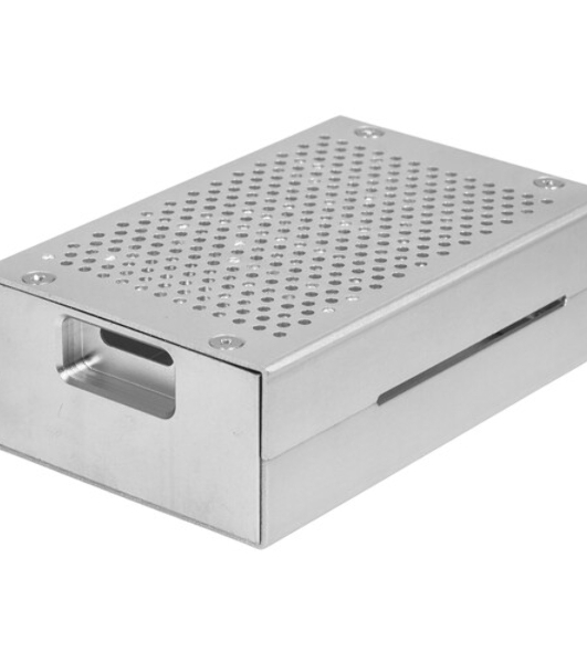 Корпус ACD Heat Dispersion Metal Aluminium Alloy Case for Raspberry Pi 3, Silver RA193