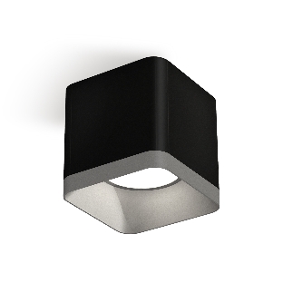 Светильник Ambrella Light XS7806003 SBK/SSL черный песок/серебро песок MR16 GU5.3 (C7806, N7703)