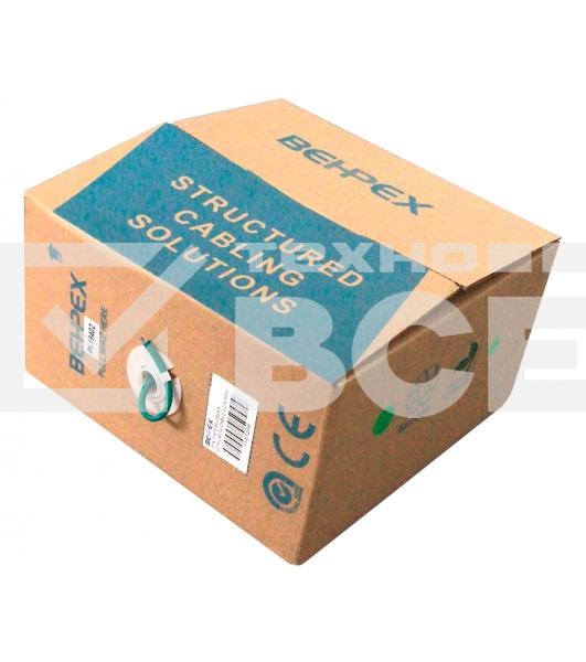 Кабель сетевой UTP cat5E solid 0.45мм CCA 305м зеленый