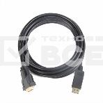 Кабель DisplayPort-DVI Gembird/Cablexpert 3м, 20M/19M, черный, экран, пакет(CC-DPM-DVIM-3M), фото5