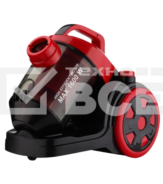 Пылесос Sakura SA-8312R 1600Вт б/м HEPA красный/черный