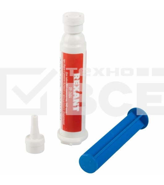 Флюс-гель для пайки Rexant, BGA и SMD, 12 мл, техно-шприц, блистер