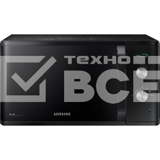 Микроволновая печь Samsung MS23K3614AK черный, 23 л, 800 Вт, переключатели - поворотный механизм