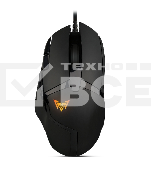 Мышь проводная Crown CMGM-901 черный, 4800 dpi, USB, кнопки - 8