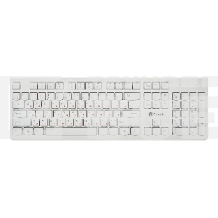 Клавиатура Oklick 505M белый USB slim