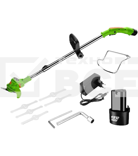 Триммер электрический Deko DKTR12 аккум. 300Вт реж.эл.:нож