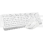 Клавиатура + мышь A4Tech Fstyler FG1012 клав:белый мышь:белый USB беспроводная Multimedia, фото6