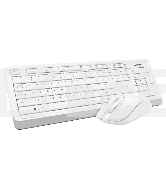 Клавиатура + мышь A4Tech Fstyler FG1012 клав:белый мышь:белый USB беспроводная Multimedia