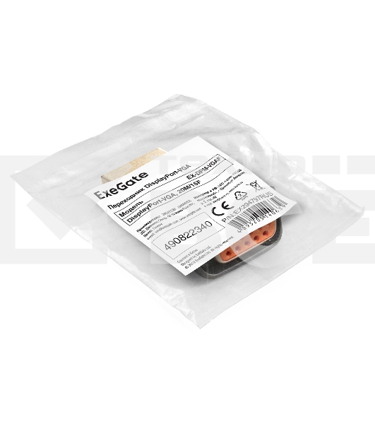 Переходник DisplayPort-VGA ExeGate EX-DPM-VGAF (20M/15F)