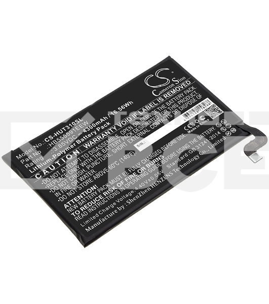 Аккумулятор CameronSino CS-HUT310SL HB555591EEW для Huawei Mate 30 Pro 3.85V / 4300mAh / 16.56Wh