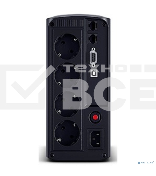 Источник бесперебойного питания CyberPower VP700ELCD Line-Interactive 700VA/390W USB/RS-232/RJ11/45  (4 EURO)