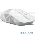 Мышь проводная A4Tech Fstyler FM10 белый/серый, 1600 dpi, USB, кнопки - 4, фото3