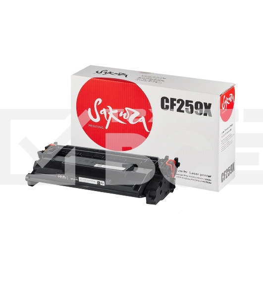 Картридж лазерный Sakura CF259X (59X) для HP LJ M304/M404/MFPM428, черный, 10000 к. (без чипа)