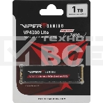 Накопитель SSD Patriot Viper VP4300 Lite, 1Tb, PCIe 4.0 x4, M.2 2280, NVMe, R/W 7400/6400, с радиатором, фото2