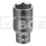 Головка торцевая удлиненная, 32 мм, 6-гранная, CrV, под квадрат 1/2