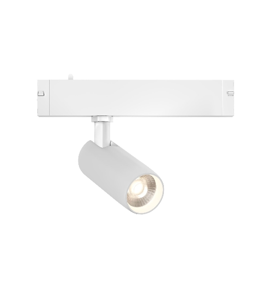 Трековый акцентный светильник Ambrella light GL8001 WH белый IP20 9W 3000-6000K 220V 24° D50*125