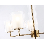 Люстра Ambrella light LH56011/5 BS/FR латунь/белый матовый E14*5 max 40W D640*1260, фото5