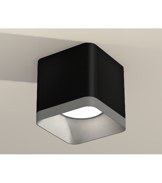 Светильник Ambrella Light XS7806003 SBK/SSL черный песок/серебро песок MR16 GU5.3 (C7806, N7703)