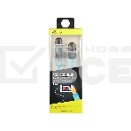 Кабель 2в1 MicroUSB+Lightning 8pin-USB Ritmix RCC-200 Blue для синхронизации/зарядки, 1м, фото 1