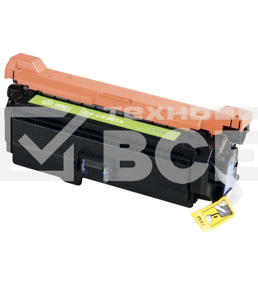 Картридж лазерный Cactus CS-CE261A голубой (11000 стр.) для принтеров HP Сolor LaserJet CP4025/CP4525/CM4540