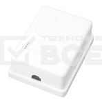 Розетка компьютерная 1-м ОП RJ45 CAT 5E бел. Rexant 03-0121, фото2