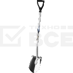 Штыковая лопата Зубр Артель-НС  из нержавеющей стали с рукояткой 39407_z01, фото 1