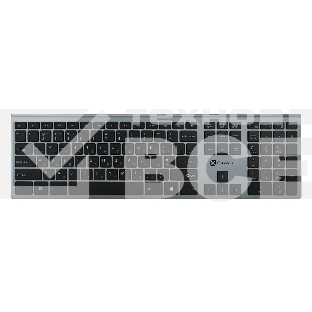 Клавиатура Oklick 890S серый USB беспроводная slim