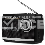Радиоприёмник SVEN SRP-535 чёрный (3 Вт, FM/AM/SW, USB, SD/microSD, 900 мАч, 2 х D/UM, фонарь), фото6