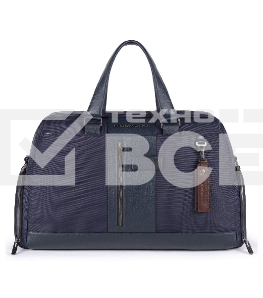 Сумка дорожная Piquadro Brief2 BV4447BR2/BLU натур.кожа/ткань, синий