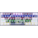 Клавиатура USB FIZZ GREY/WHITE REDRAGON 70675 DEFENDER, фото 1