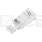 Разъем Rexant RJ-45(8P8C) под витую пару, UTP, CAT 6, с вставкой (50шт), фото7