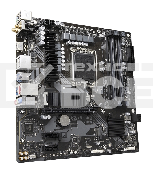 Материнская плата Gigabyte B760 DS3H AX, LGA 1700, Intel B760, 4xDDR5, 4xSATA, 2xM.2, 1xPCI-E 4.0 x16, 4xPCI-E 3.0 x1, 1xHDMI, 1xDP, 1x 1Gb LAN, 4xUSB-A 2.0, 1xUSB-A 3.2 Gen 2, 1xUSB-C 3.2 Gen 2, 3x3.5 мм, 7.1, ATX