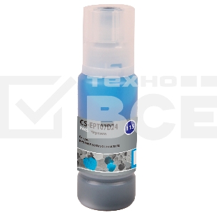 Чернила Cactus CS-EPT07D24 115C голубой 70 мл для Epson ECOTANK L8160/8180