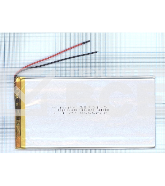 Аккумулятор Li-Pol (батарея) 3.5x70x140мм 2pin 3.7V/5000mAh