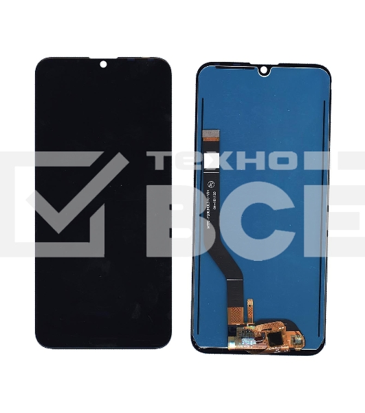 Дисплей для Huawei Y7 2019  черный