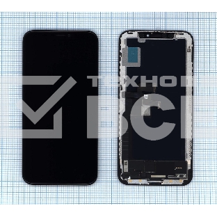 Дисплей для Apple iPhone X в сборе с тачскрином (Incell TFT) черный