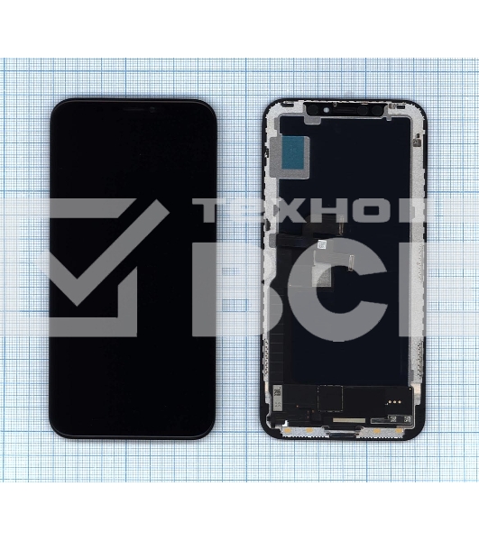 Дисплей для Apple iPhone X в сборе с тачскрином (Incell TFT) черный