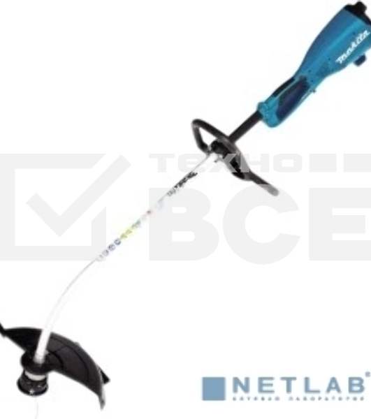 Электро и Бензокосы, Триммеры Makita UR3501 Триммер (Электрокоса) 1000Вт,35см,леска-2х2мм,4.3кг,кор,изогнутая штанга, ремень