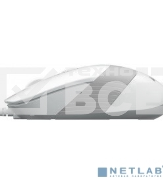 Мышь проводная A4Tech Fstyler FM10 белый/серый, 1600 dpi, USB, кнопки - 4