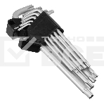Набор ключей имбусовых Torx-Tempered, TT10-50, CrV, 9 шт., удлиненные Сибртех, фото4