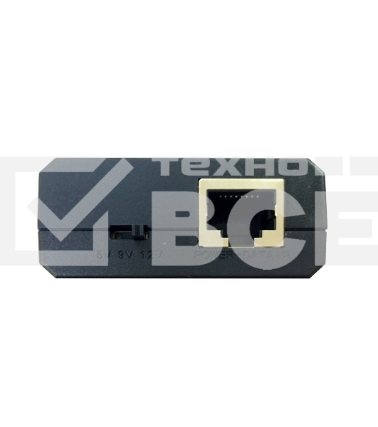 PoE-сплиттер ORIGO OPE301GS/A1A 802.3af/at, 1x1000Base-T PoE In, 1x1000Base-T, выход: 5/9/12В DC